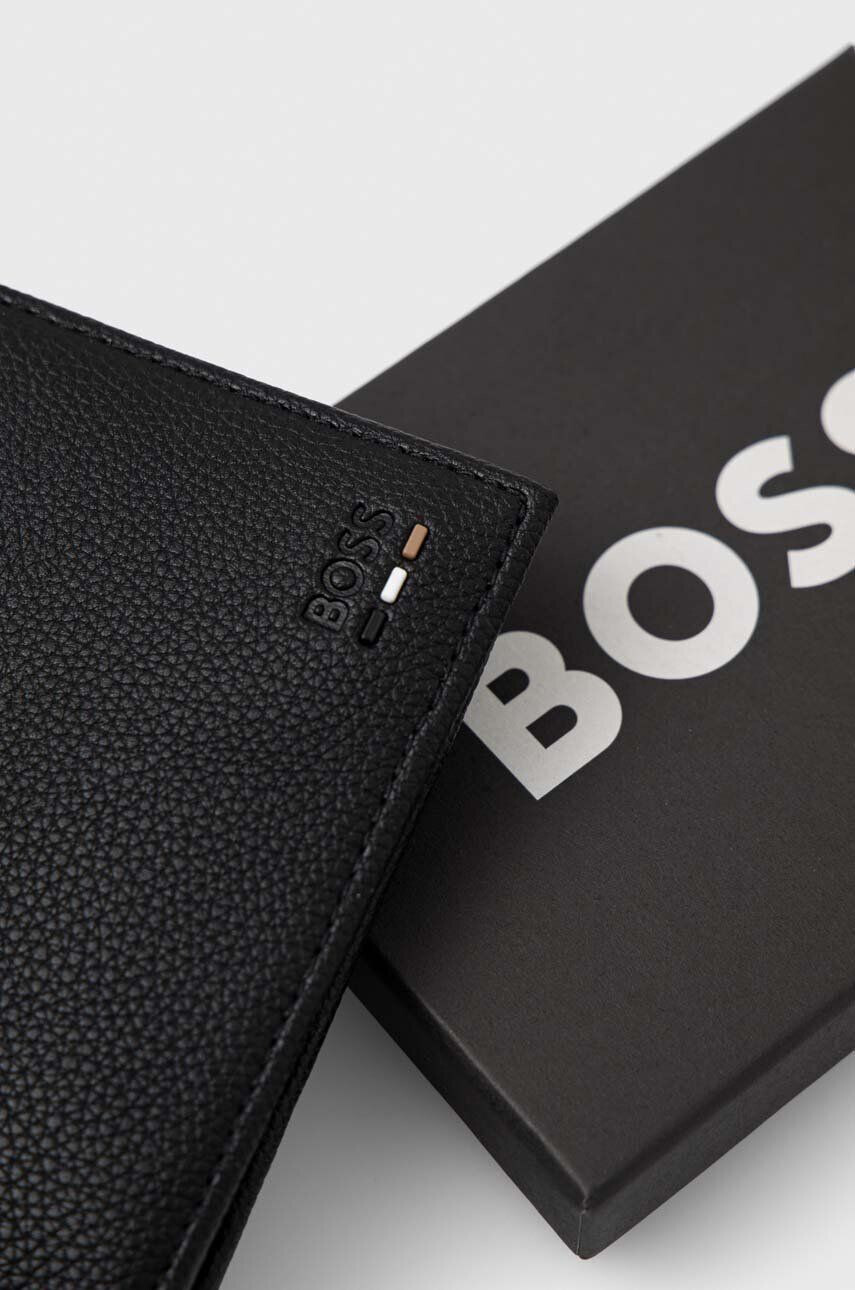 Boss portofel barbati culoarea negru - Pled.ro