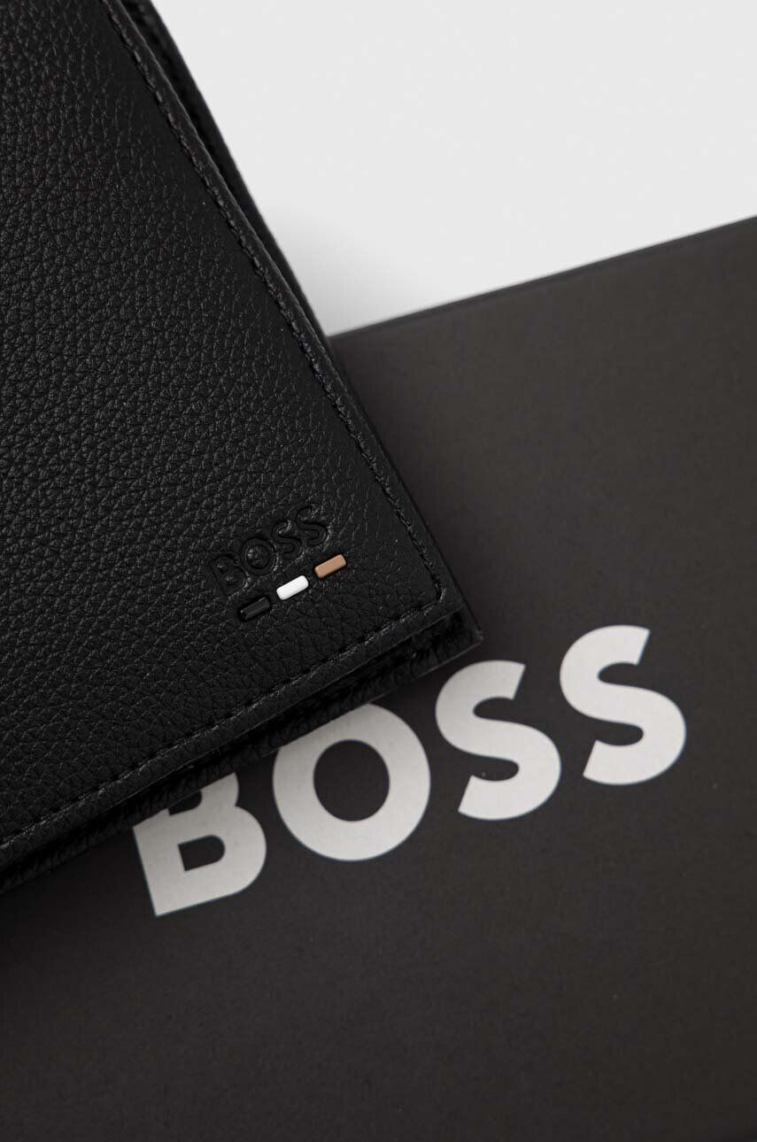 Boss portofel barbati culoarea negru - Pled.ro