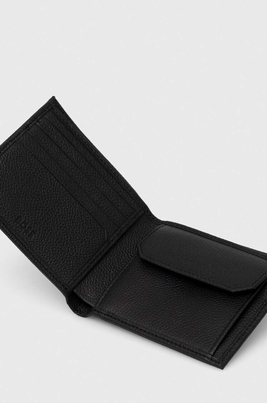 Boss portofel de piele barbati culoarea negru - Pled.ro