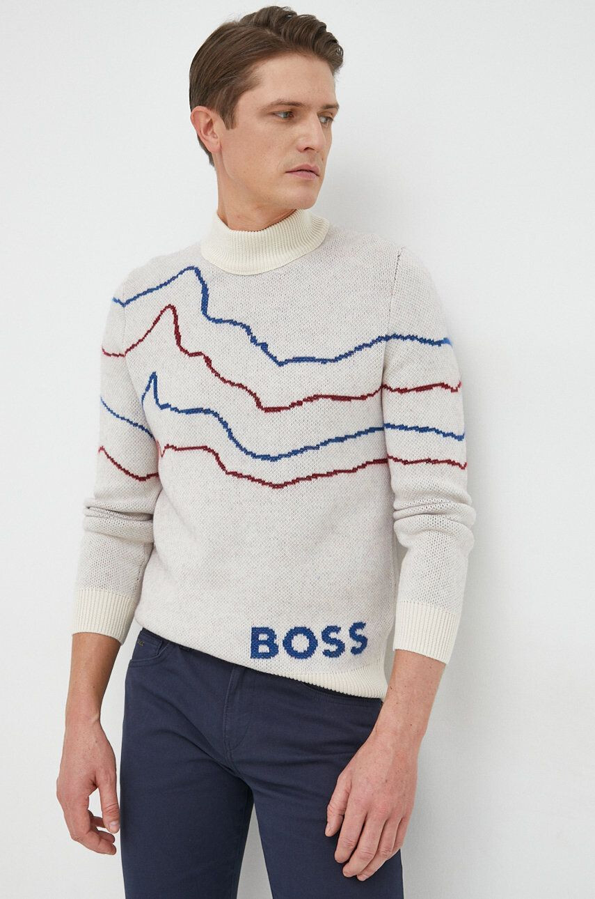 Boss pulover de lana Casual - Pled.ro