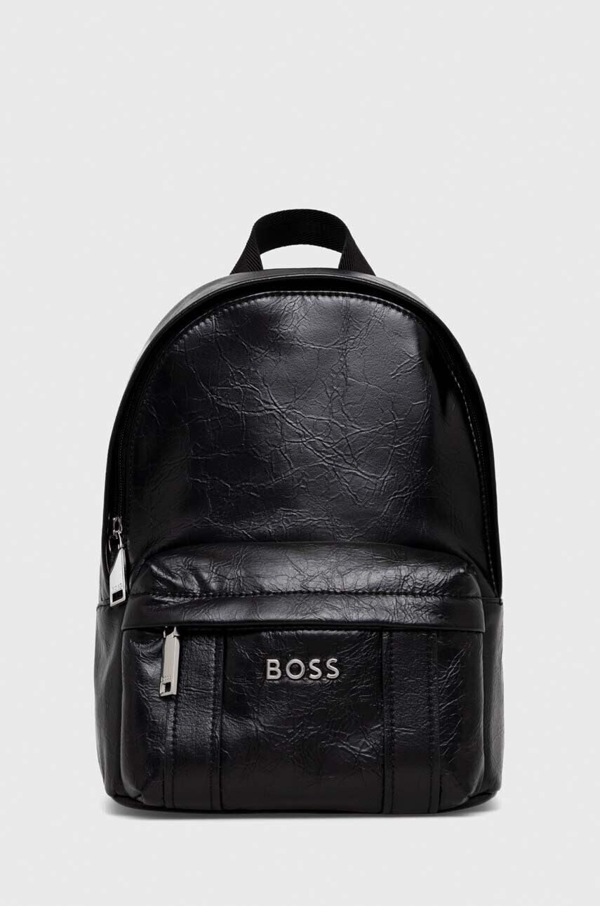 Boss rucsac femei culoarea negru mare neted - Pled.ro