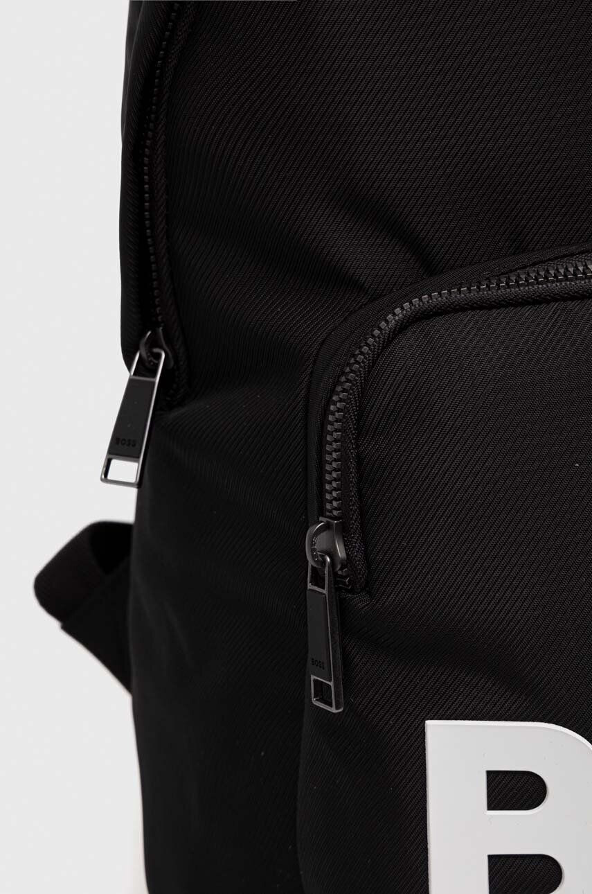 Boss rucsac barbati culoarea negru mare cu imprimeu - Pled.ro