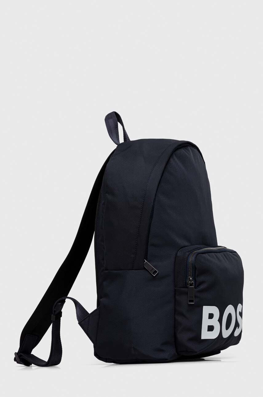 Boss rucsac barbati culoarea negru mare cu imprimeu - Pled.ro