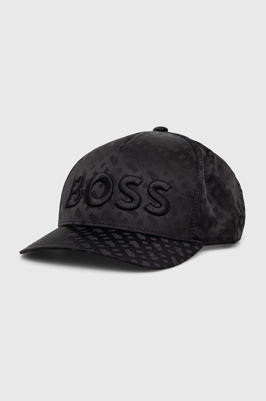 Boss sapca culoarea negru modelator - Pled.ro