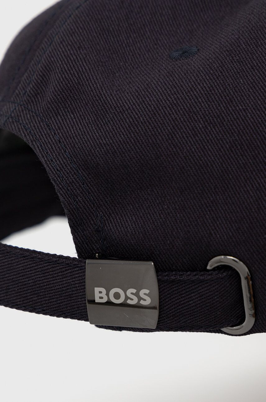 Boss Green BOSS șapcă din bumbac Boss Athleisure culoarea albastru marin neted - Pled.ro