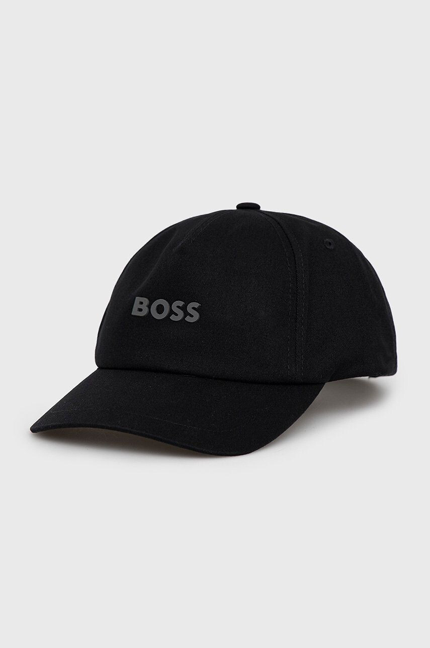 Boss Orange BOSS șapcă din bumbac Boss Casual culoarea gri cu imprimeu - Pled.ro