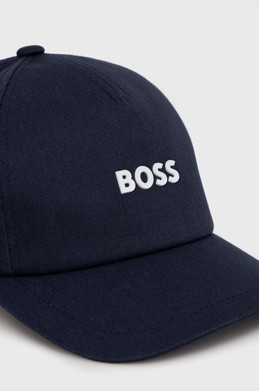 Boss Orange BOSS șapcă din bumbac Boss Casual culoarea albastru marin cu imprimeu - Pled.ro