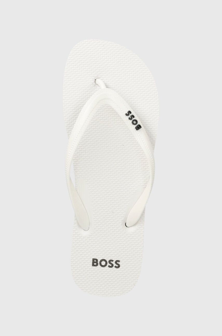 Boss slapi Tracy barbati culoarea alb 50488925 - Pled.ro