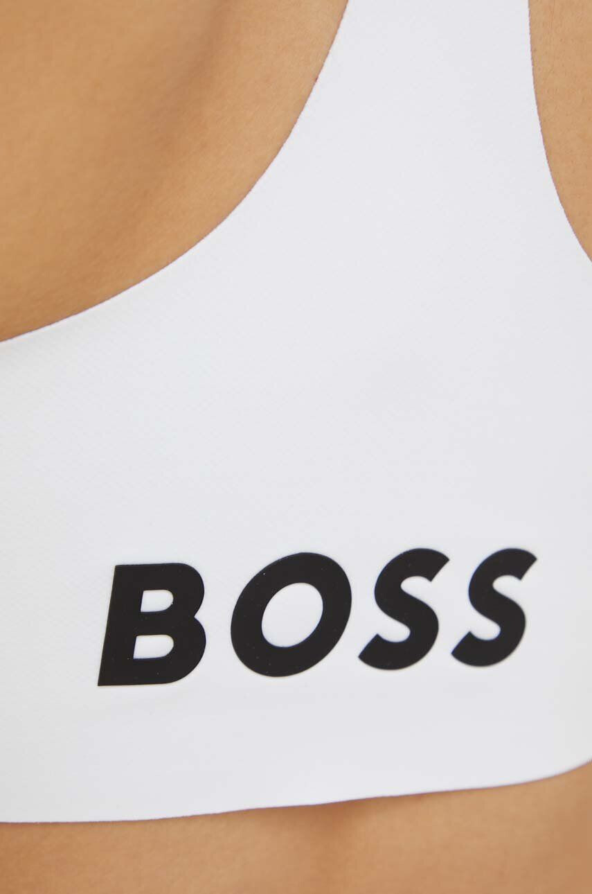 Boss sutien culoarea alb neted - Pled.ro