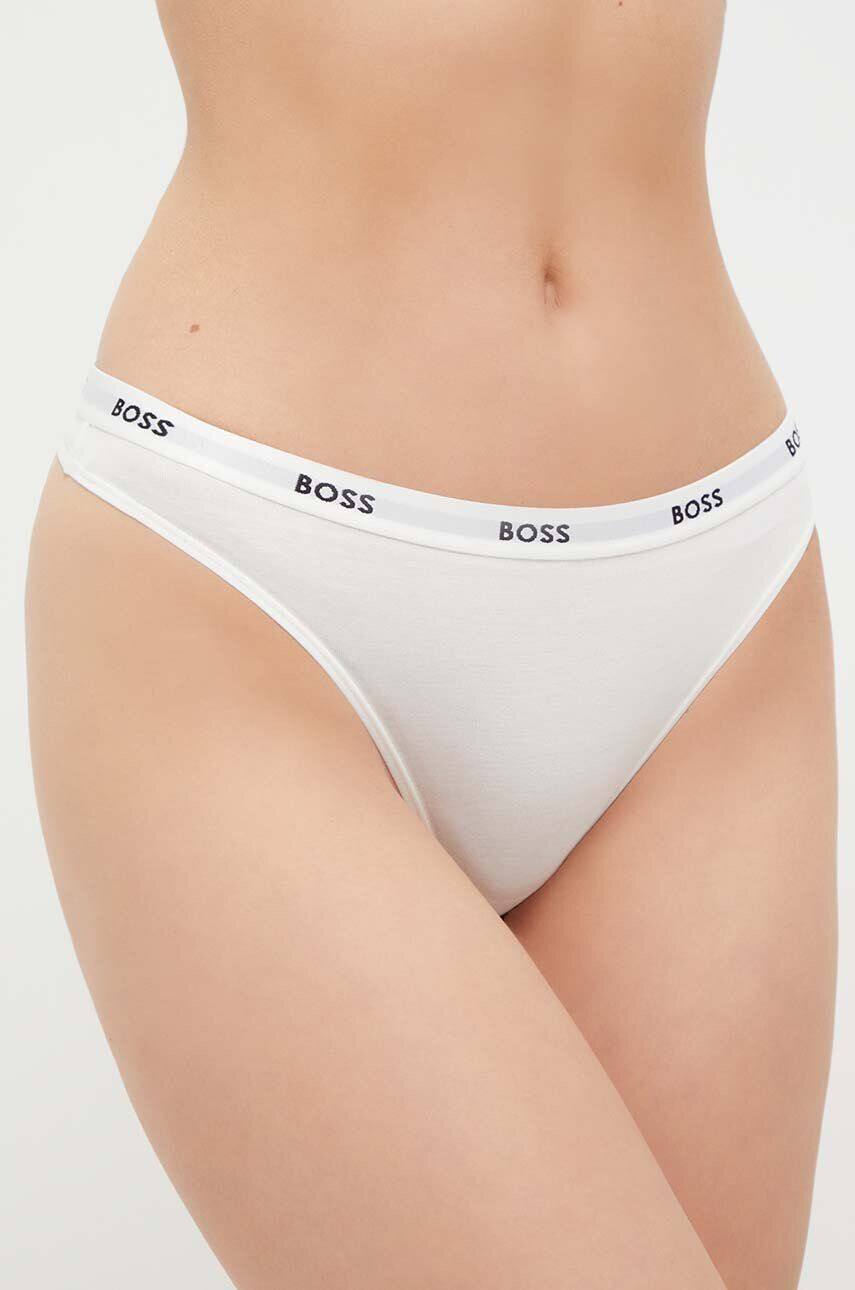 Boss tanga culoarea bej - Pled.ro