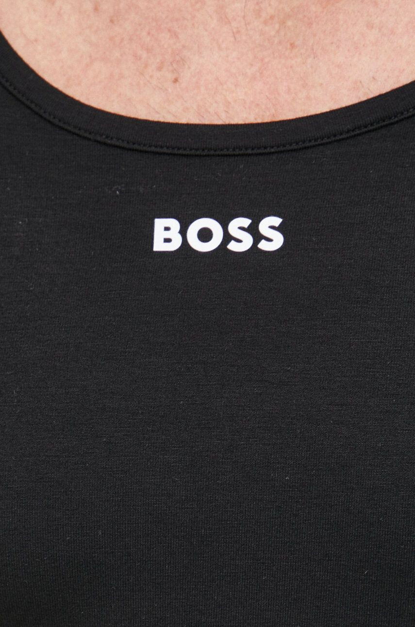 Boss tricou barbati culoarea negru - Pled.ro