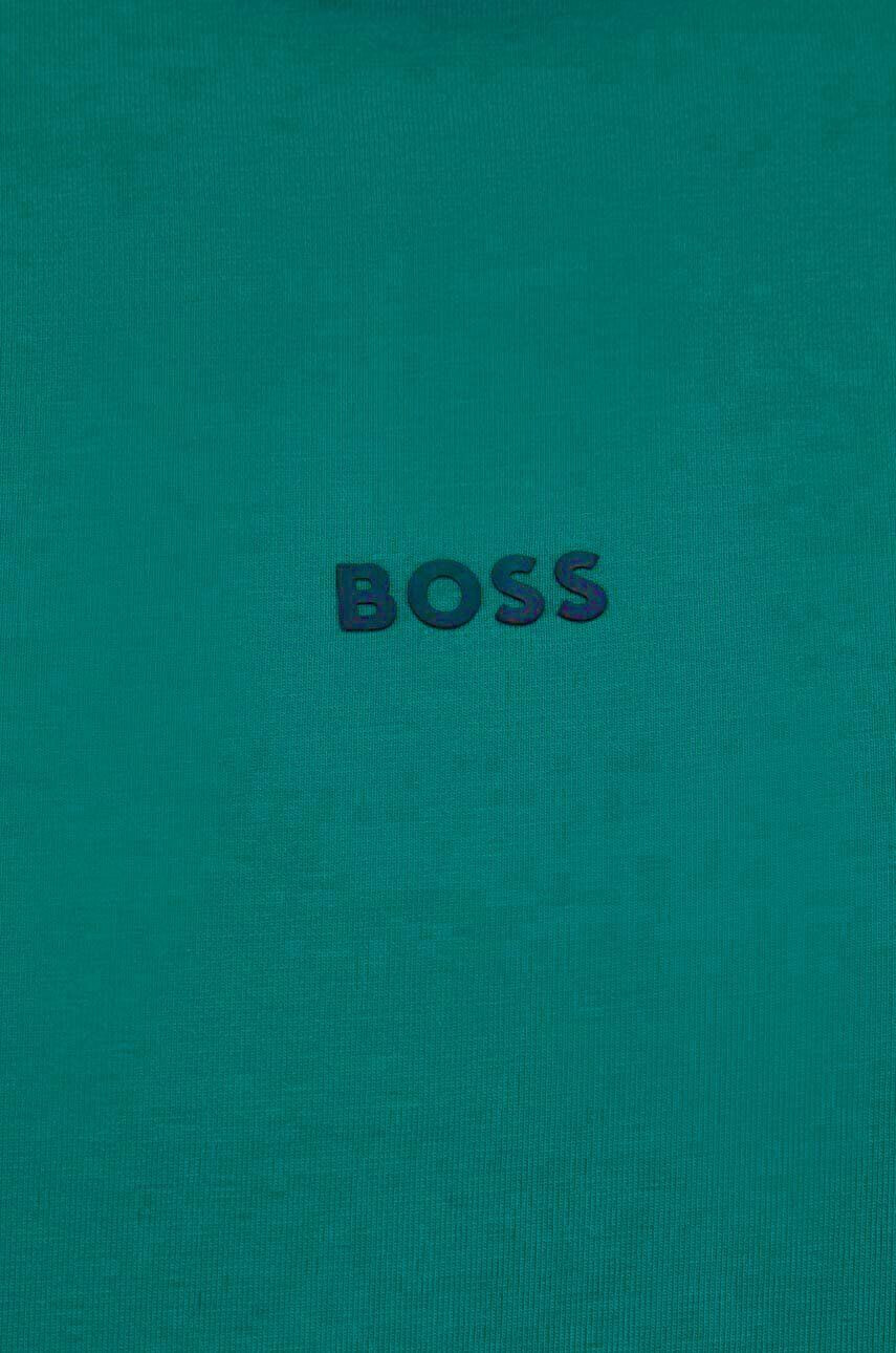 Boss Orange BOSS tricou BOSS CASUAL barbati culoarea verde neted - Pled.ro