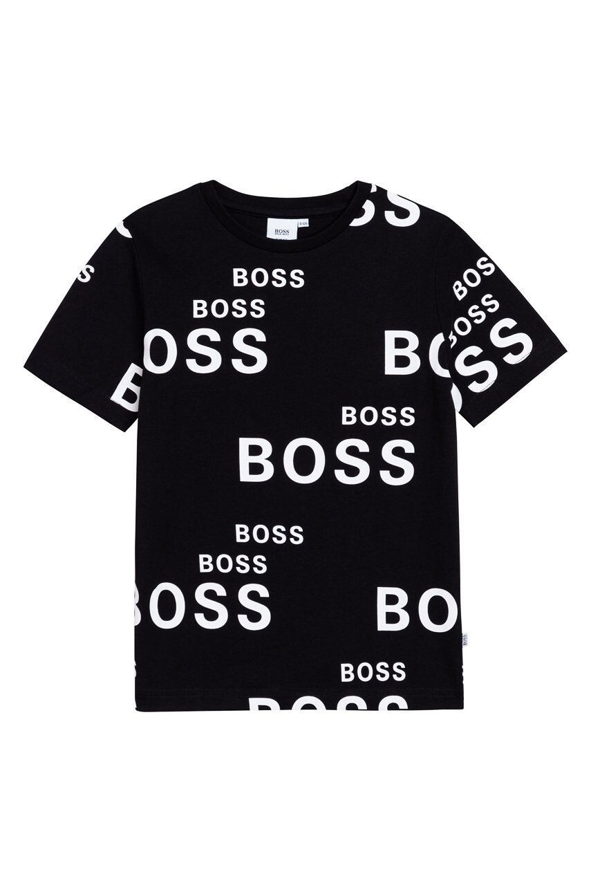 Boss tricou de bumbac pentru copii cu imprimeu - Pled.ro