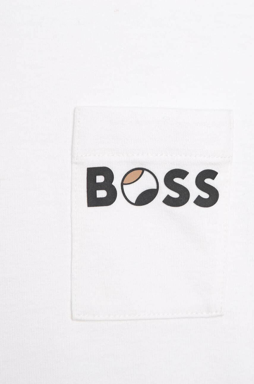 Boss tricou de bumbac pentru copii - Pled.ro