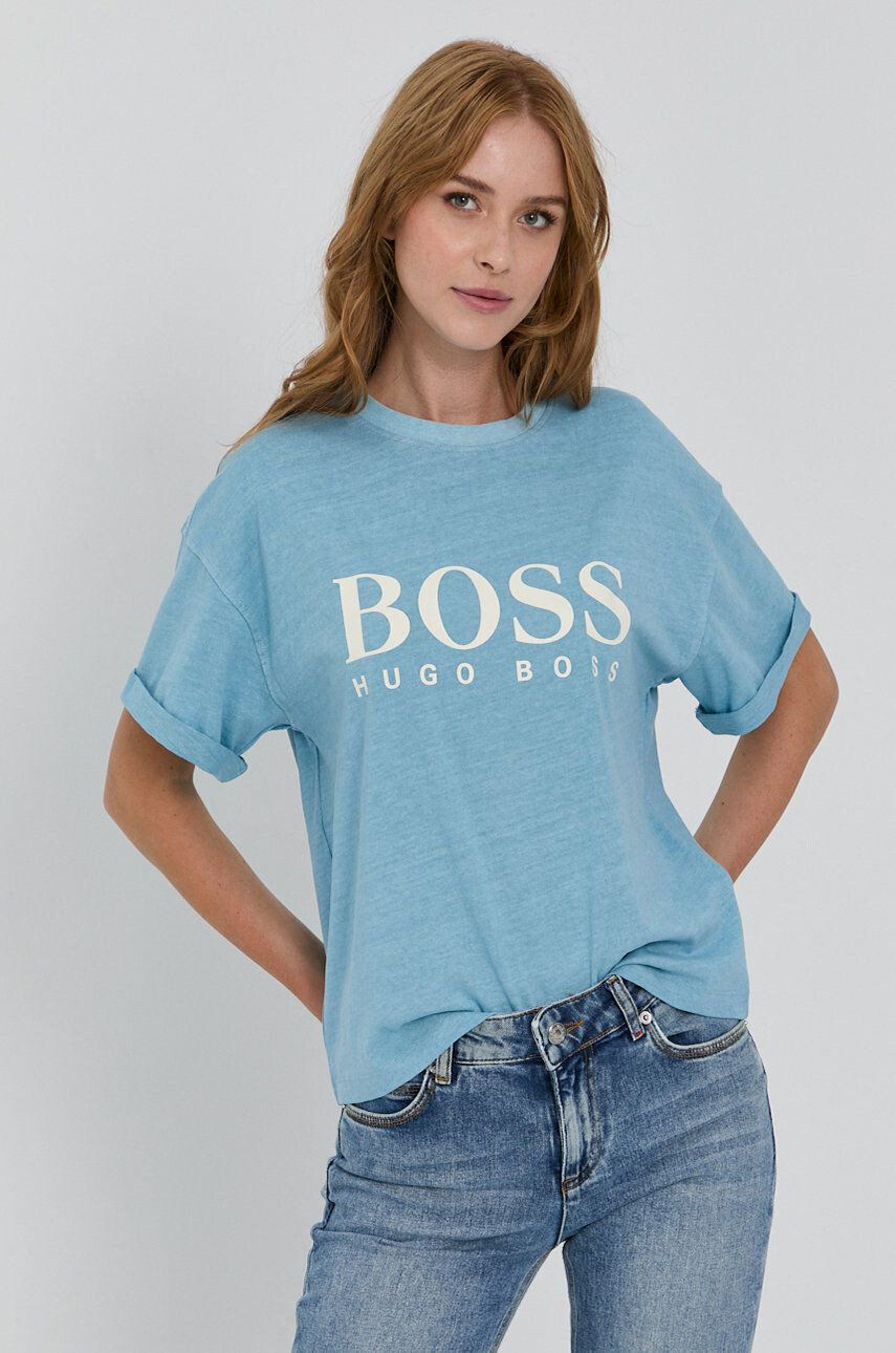 Boss Tricou din bumbac - Pled.ro