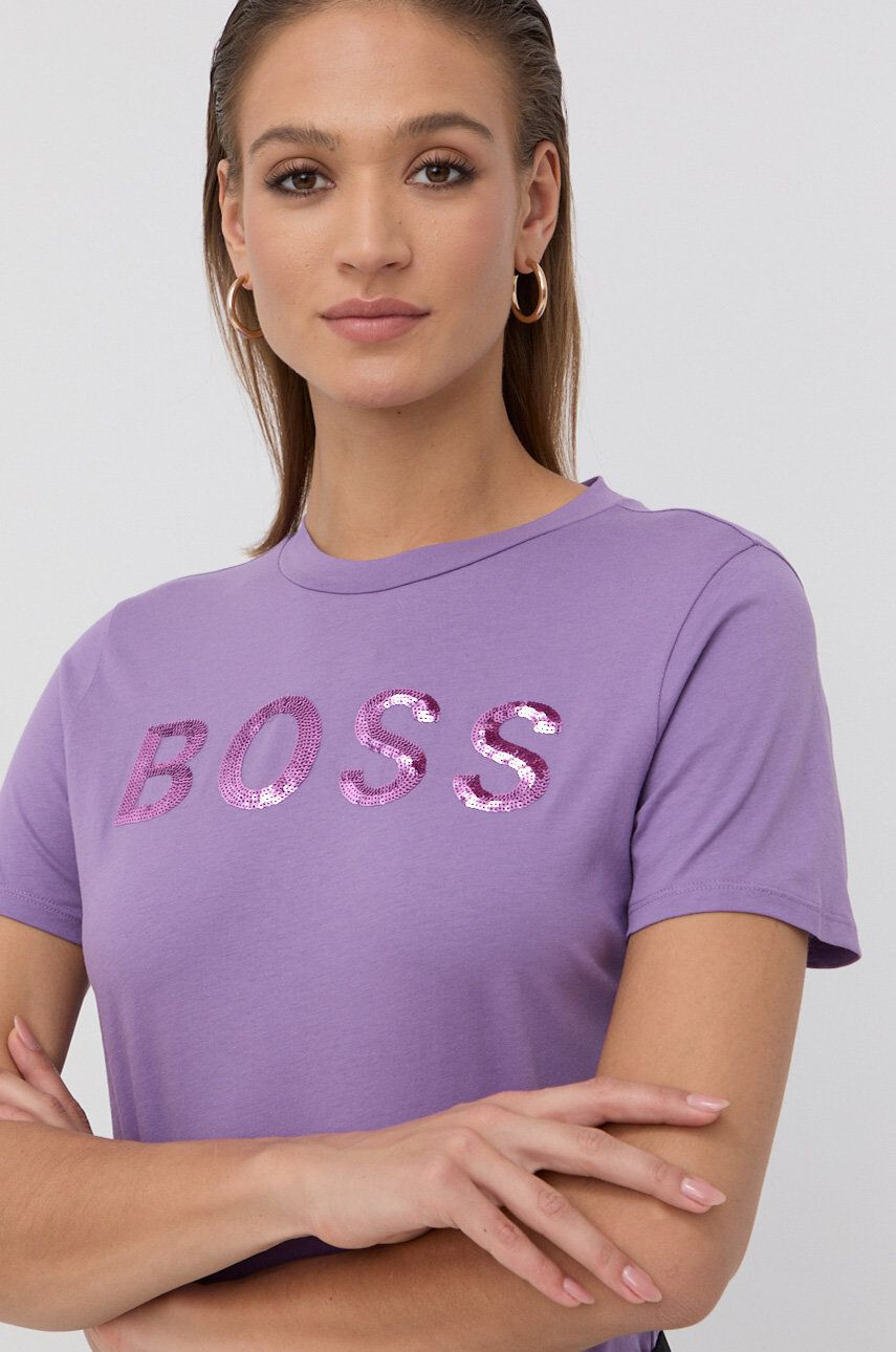 Boss Tricou din bumbac - Pled.ro