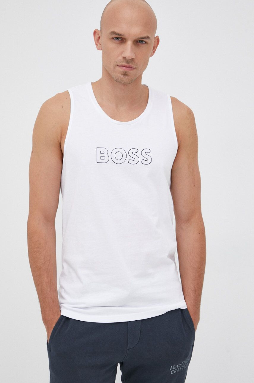 Boss tricou din bumbac - Pled.ro