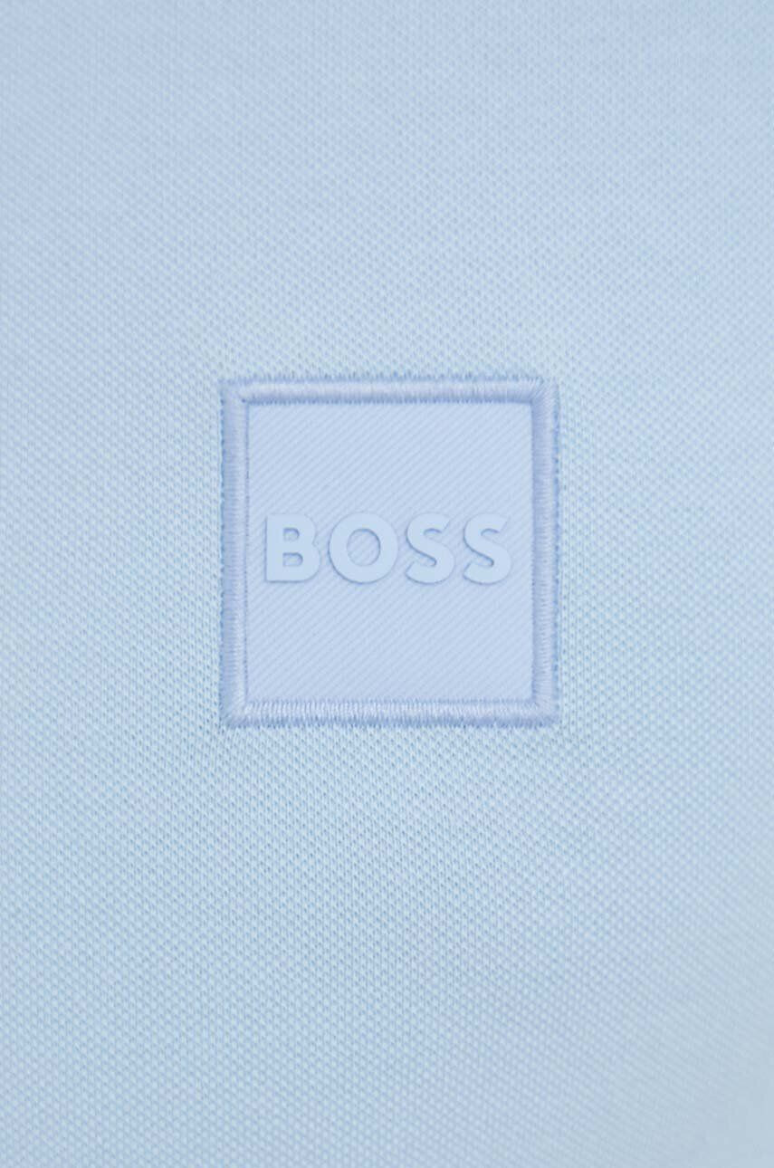 Boss Orange BOSS tricou polo BOSS CASUAL barbati neted - Pled.ro