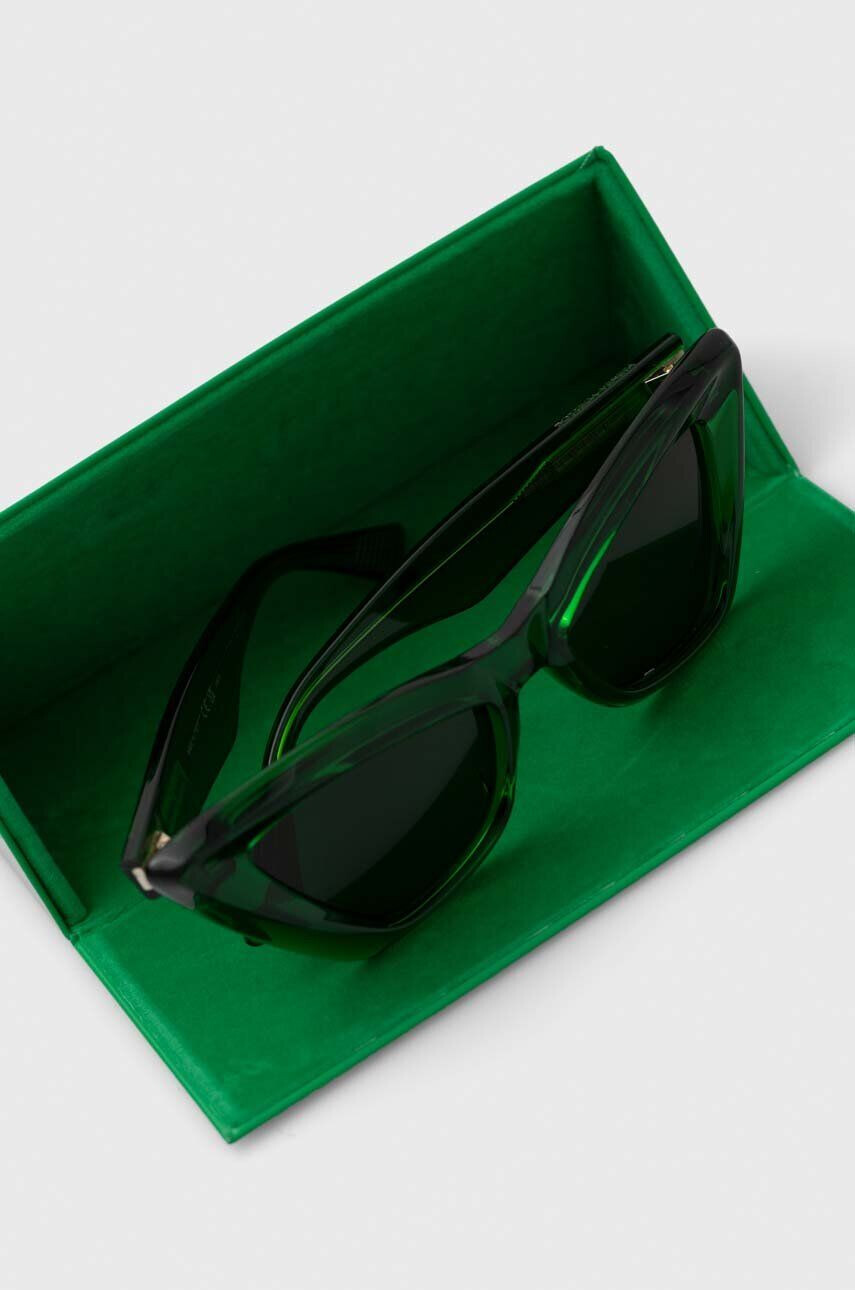 Bottega Veneta ochelari de soare femei culoarea verde - Pled.ro