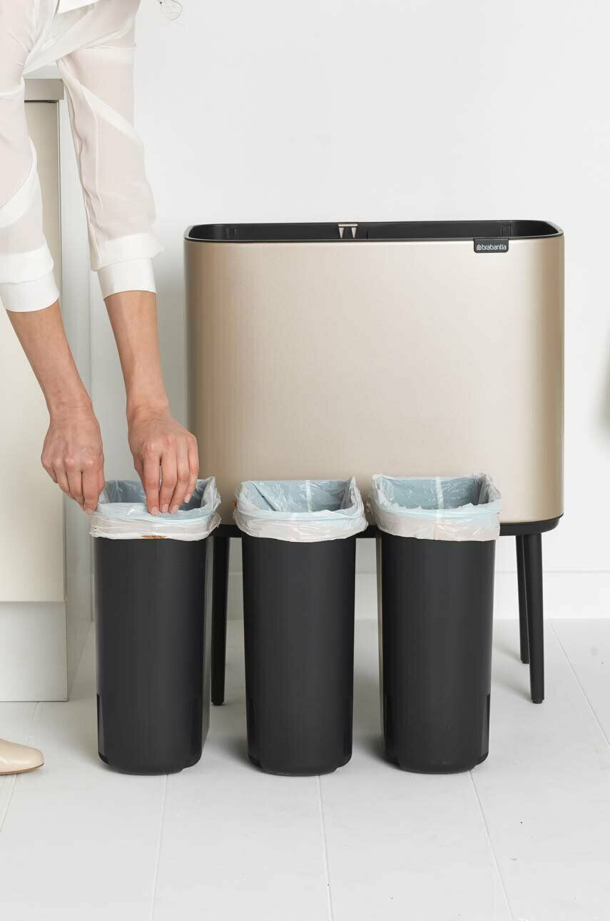 Brabantia cos de gunoi Bo Touch Hi 3 x 11 L - Pled.ro