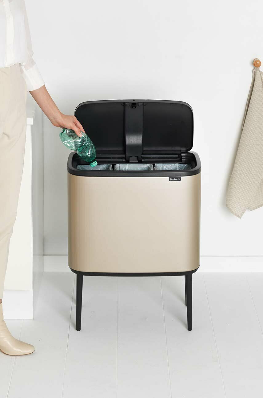 Brabantia cos de gunoi Bo Touch Hi 3 x 11 L - Pled.ro