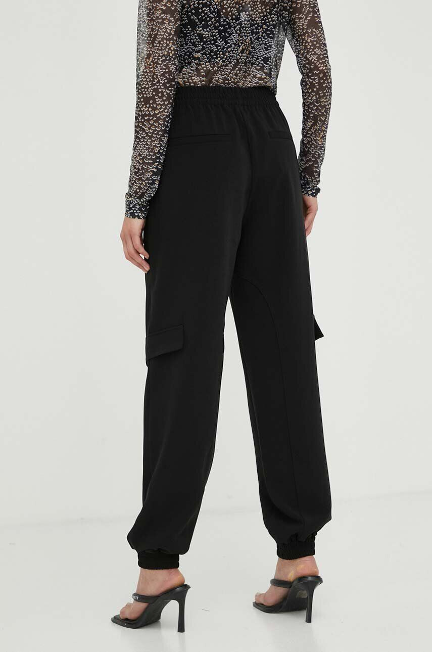 Bruuns Bazaar pantaloni Brassica Cilla femei culoarea negru drept high waist - Pled.ro