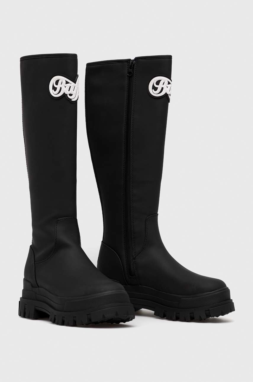 Buffalo cizme Aspha Rain Hi femei culoarea negru - Pled.ro