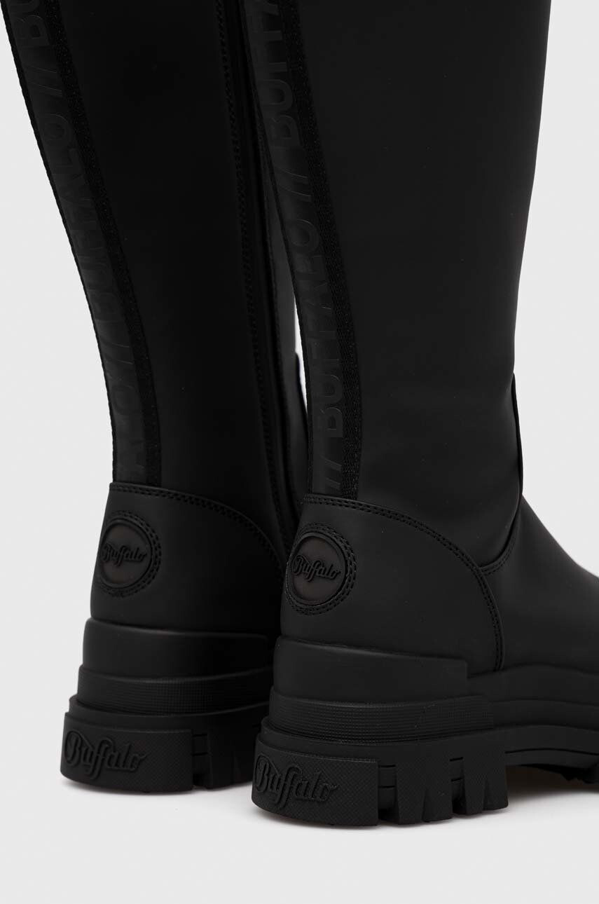 Buffalo cizme Aspha Rain Hi femei culoarea negru - Pled.ro