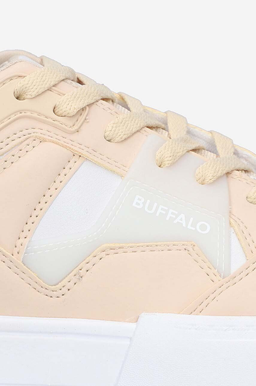 Buffalo sneakers culoarea bej - Pled.ro