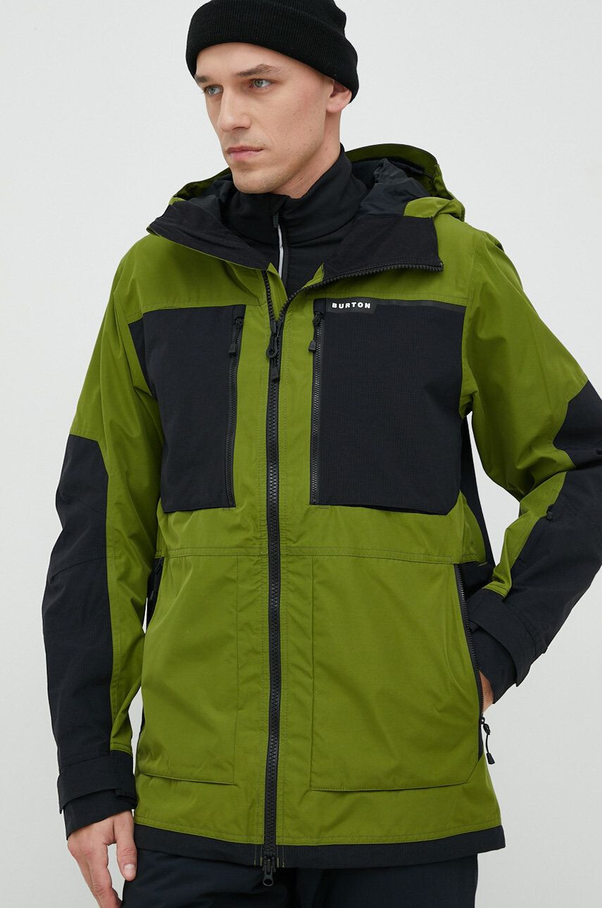 Burton geaca Frostner culoarea verde - Pled.ro