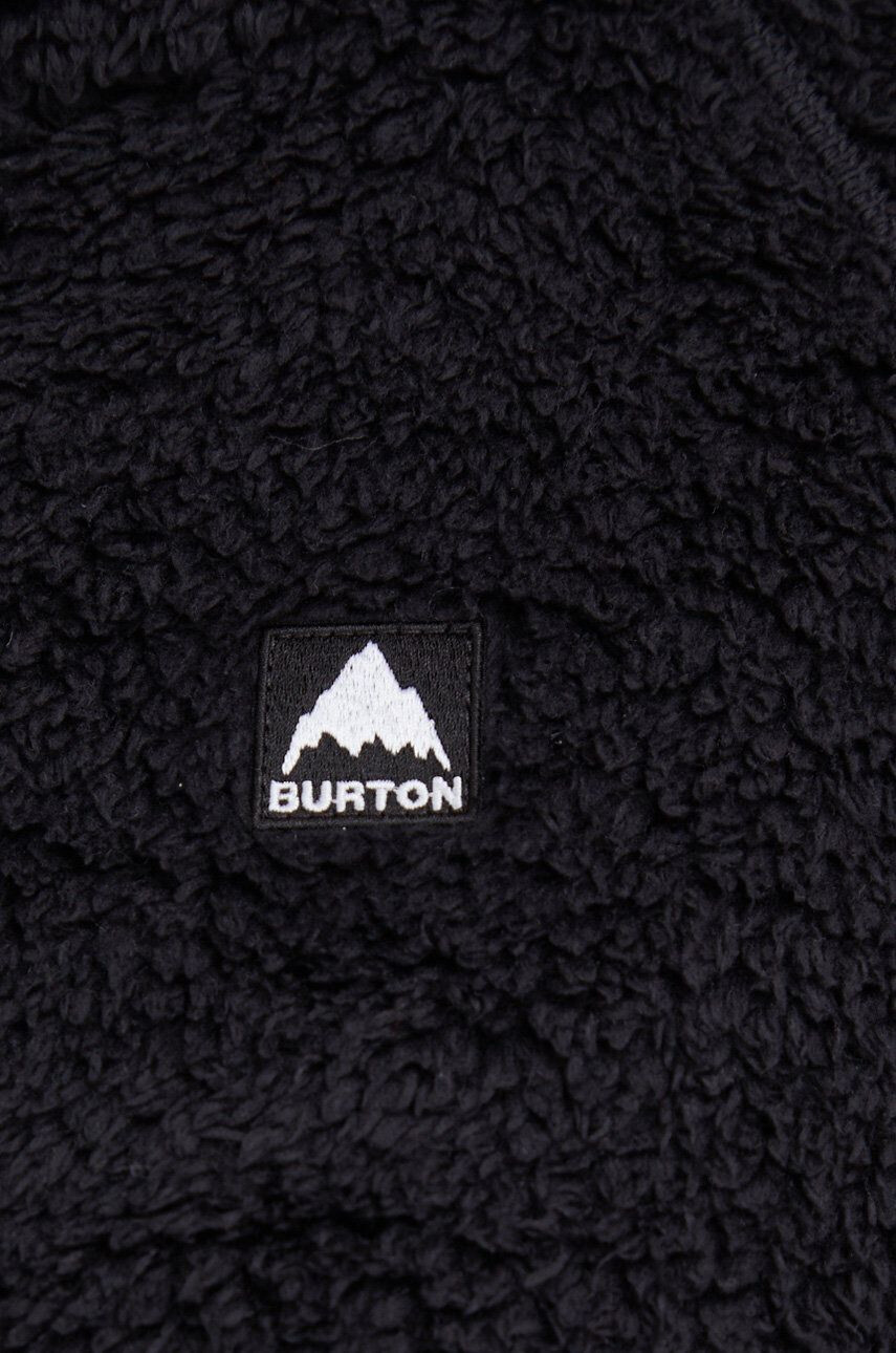 Burton hanorac Lynx femei culoarea negru cu glugă neted - Pled.ro