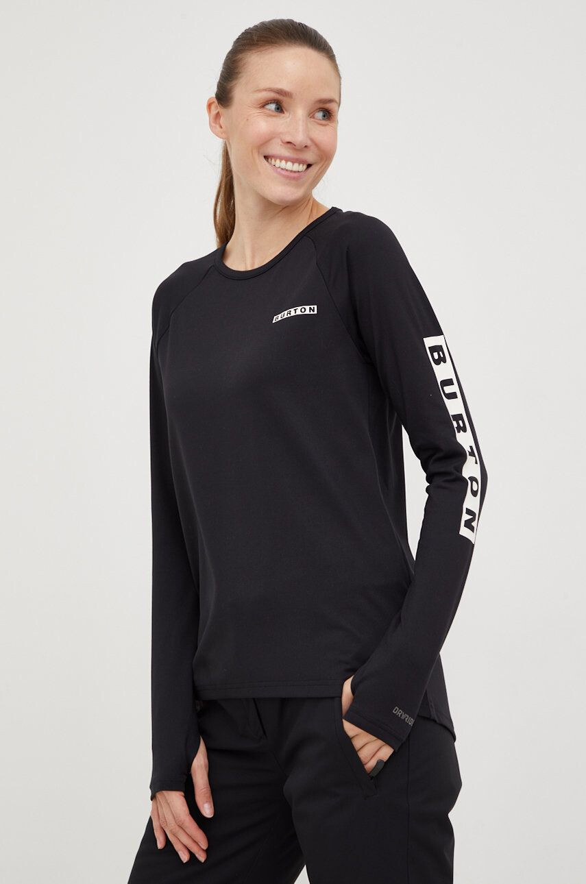 Burton longsleeve funcțional Roadie culoarea negru - Pled.ro