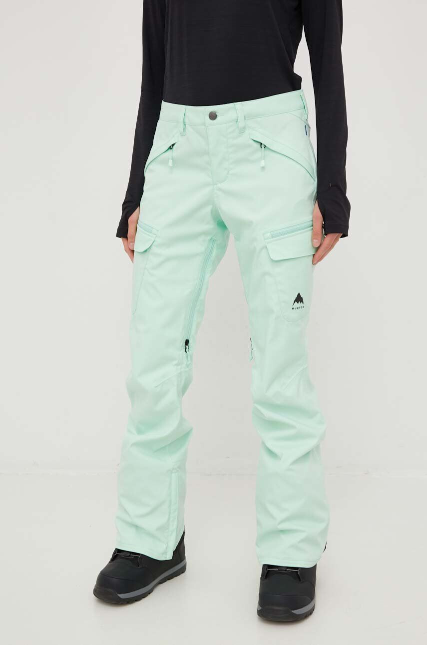 Burton pantaloni Gloria culoarea verde - Pled.ro