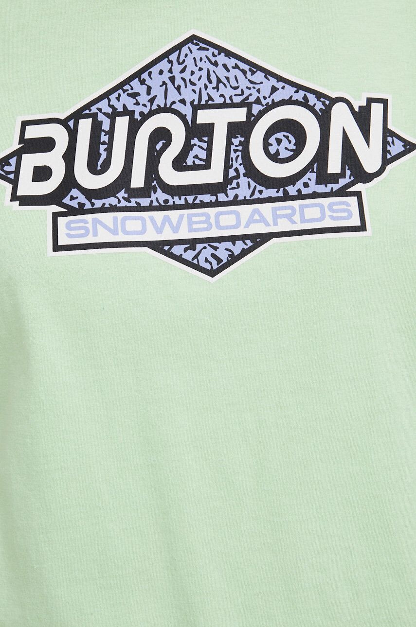 Burton Tricou din bumbac culoarea verde - Pled.ro