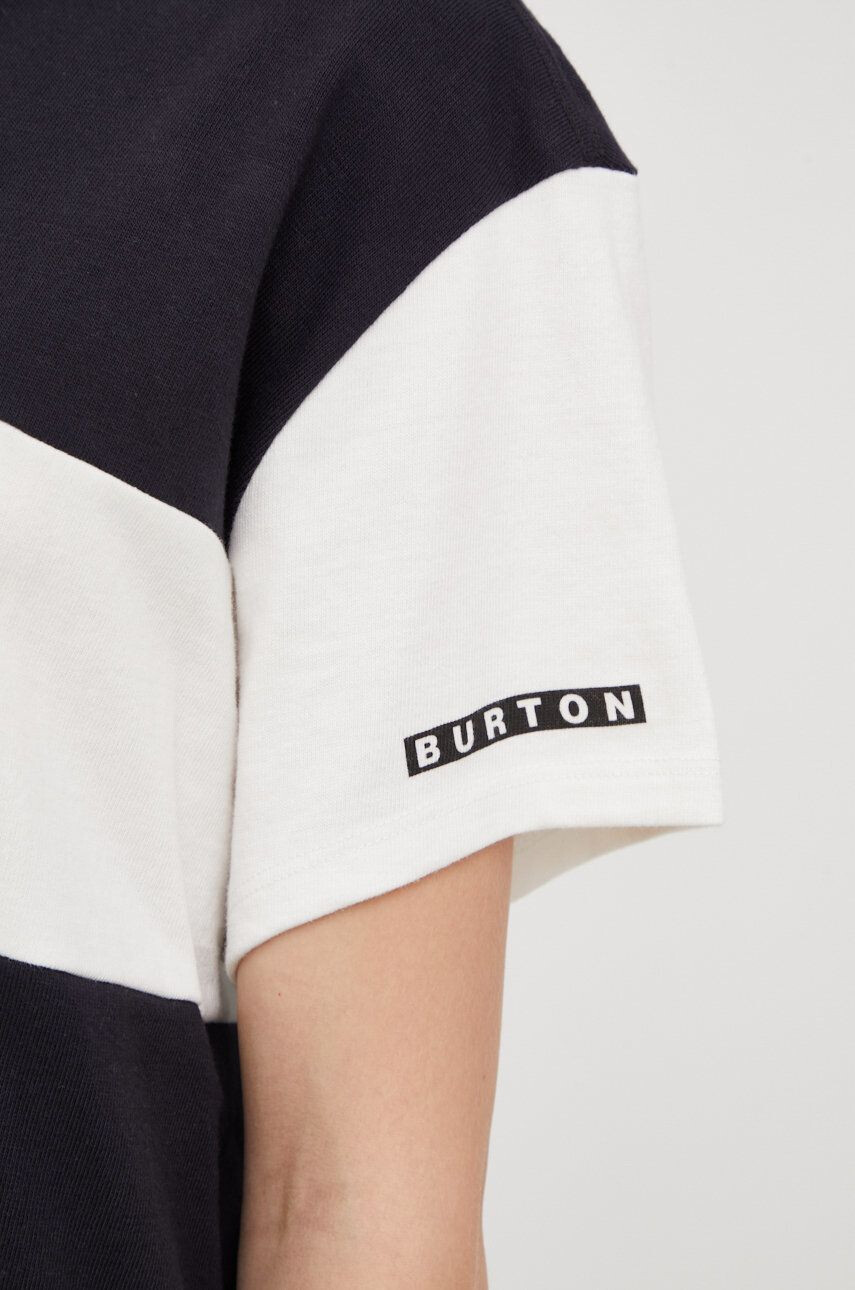 Burton tricou din bumbac culoarea alb - Pled.ro