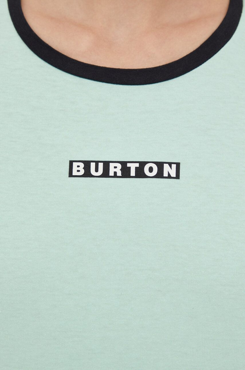 Burton tricou din bumbac culoarea verde - Pled.ro