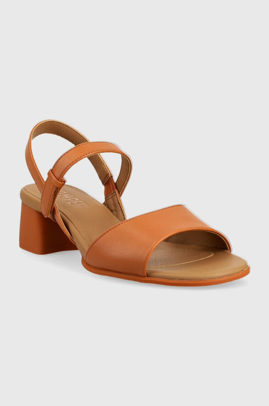 Camper sandale de piele Katie Sandal culoarea maro - Pled.ro