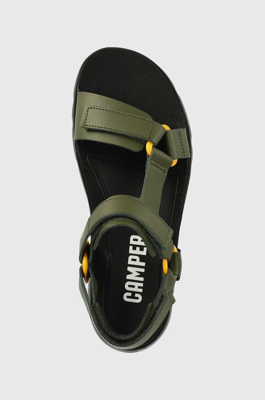 Camper sandale de piele Oruga Sandal barbati culoarea verde K100416.022 - Pled.ro