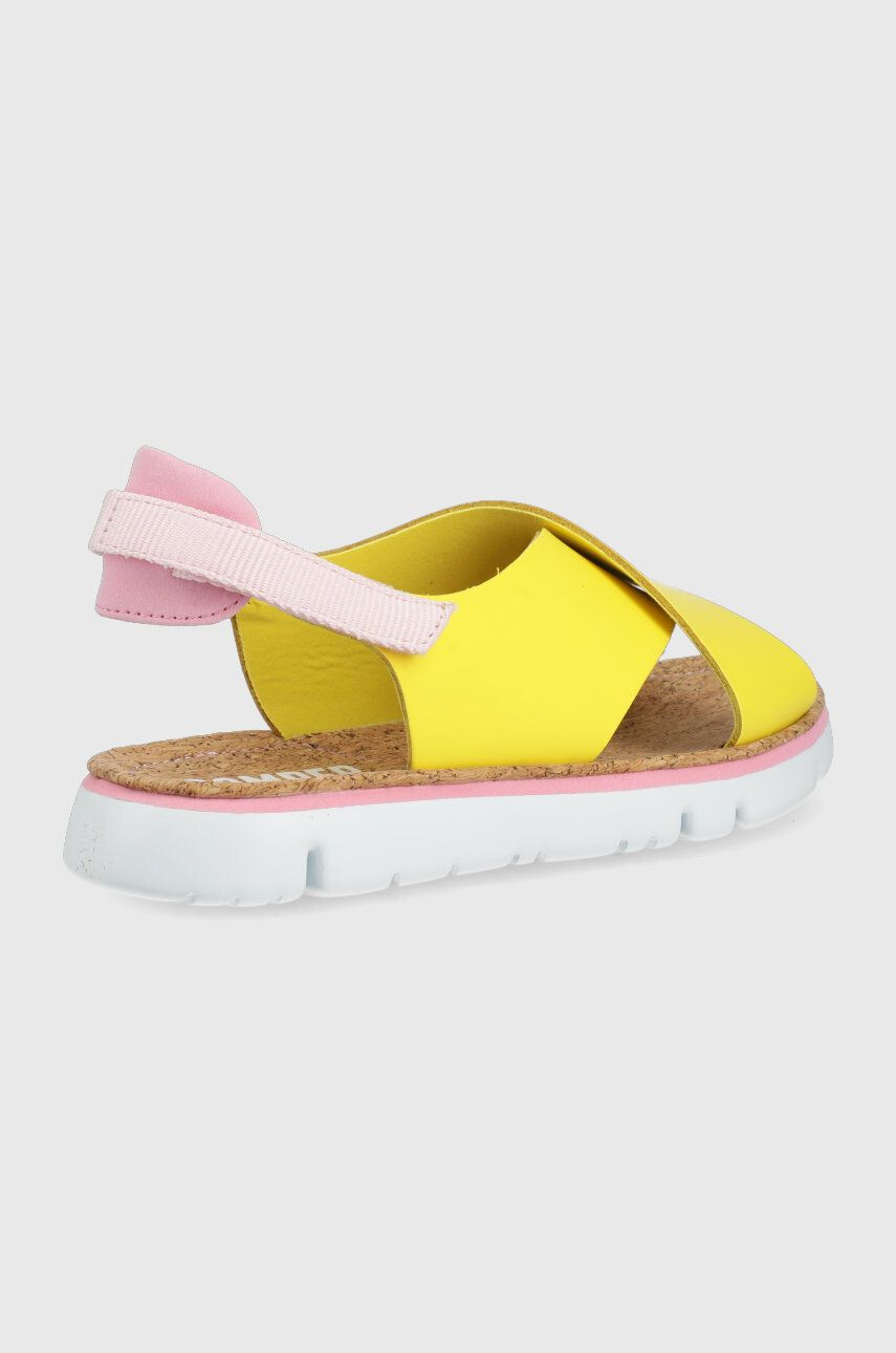 Camper sandale de piele Oruga Sandal femei culoarea galben - Pled.ro