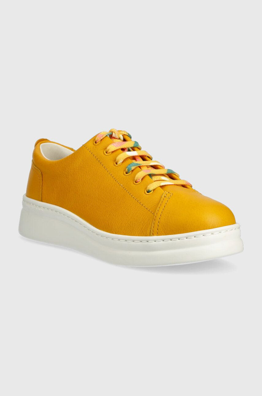 Camper sneakers din piele Runner Up culoarea galben - Pled.ro