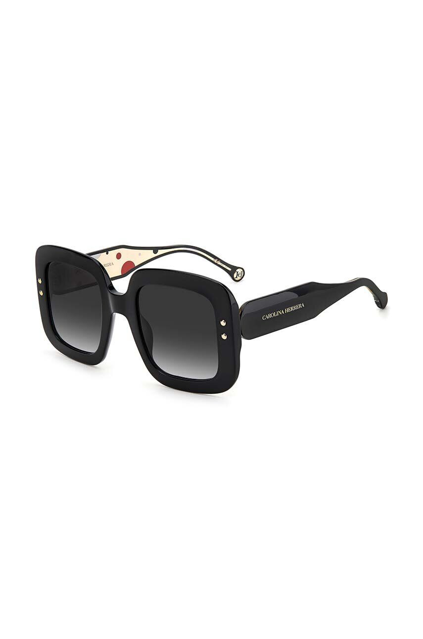 Carolina Herrera ochelari de soare femei culoarea negru - Pled.ro