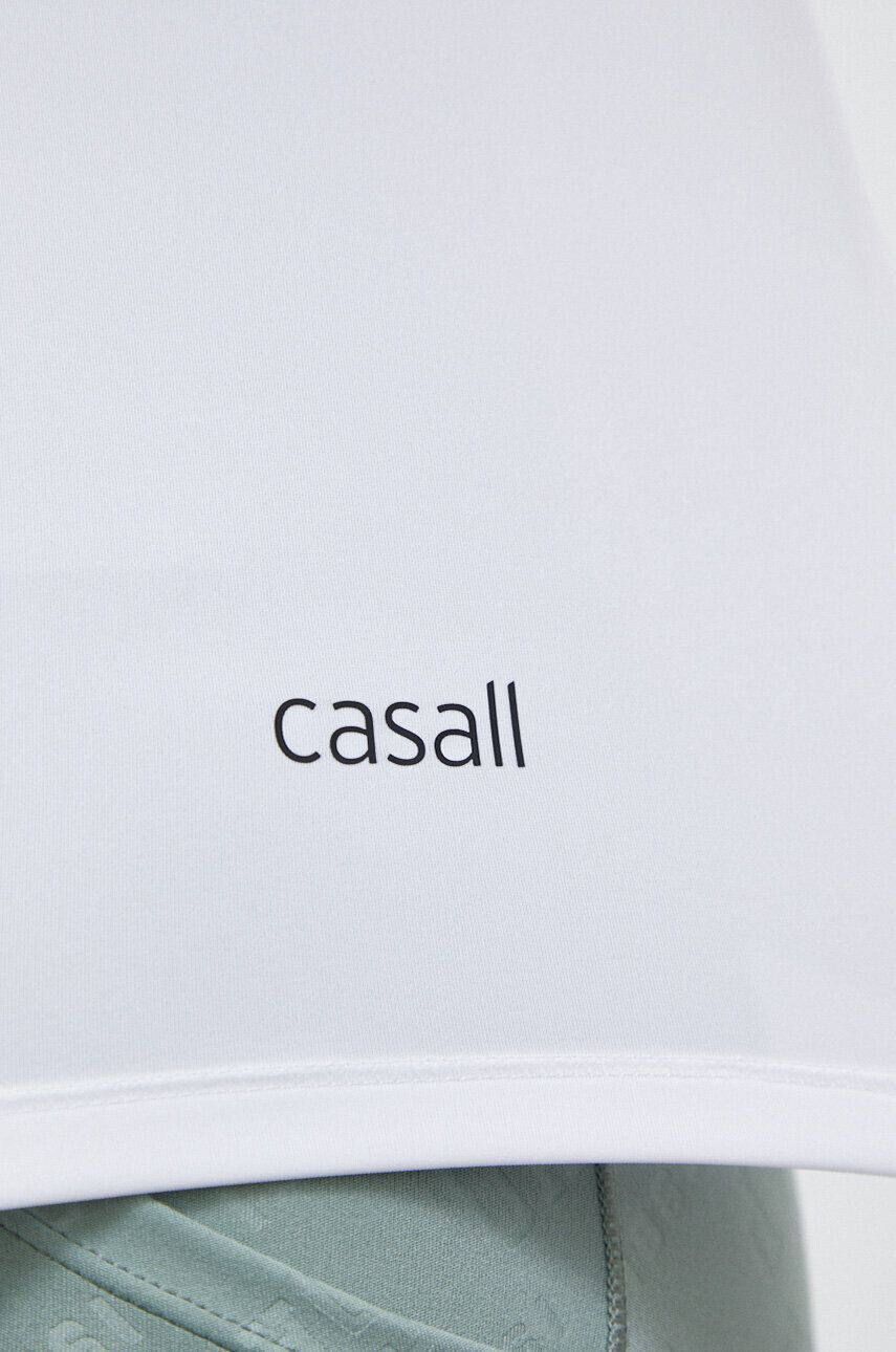 Casall top de antrenament culoarea alb - Pled.ro