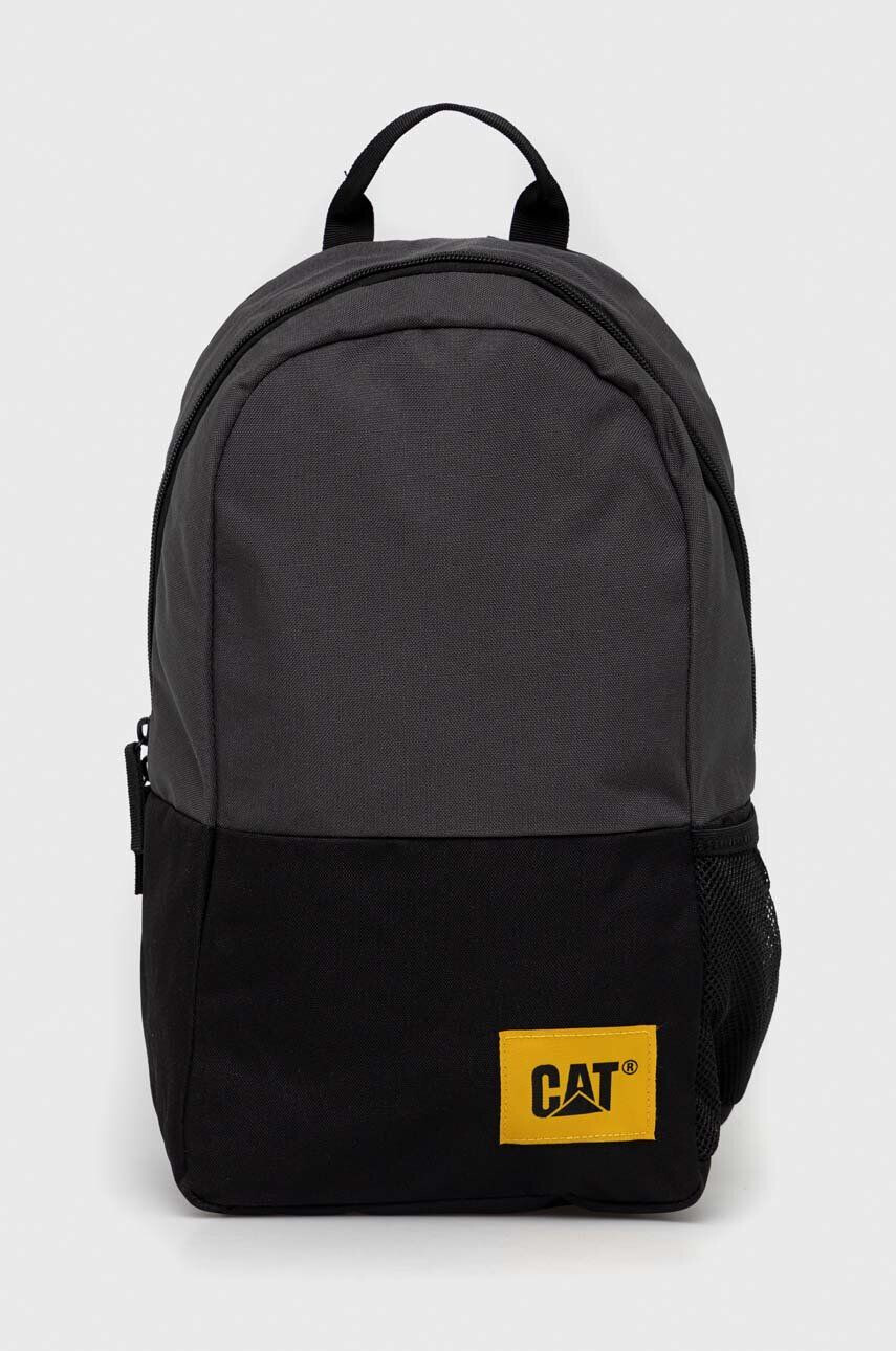 Caterpillar rucsac culoarea gri mare cu imprimeu - Pled.ro