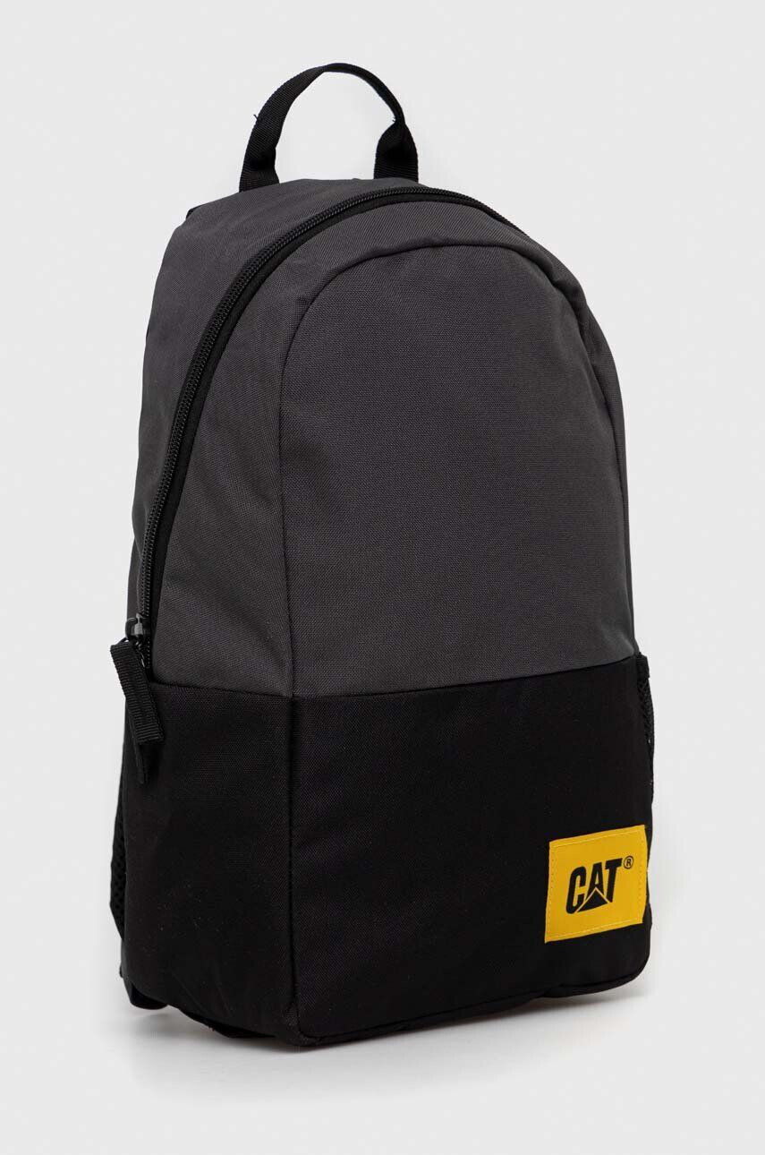 Caterpillar rucsac culoarea gri mare cu imprimeu - Pled.ro