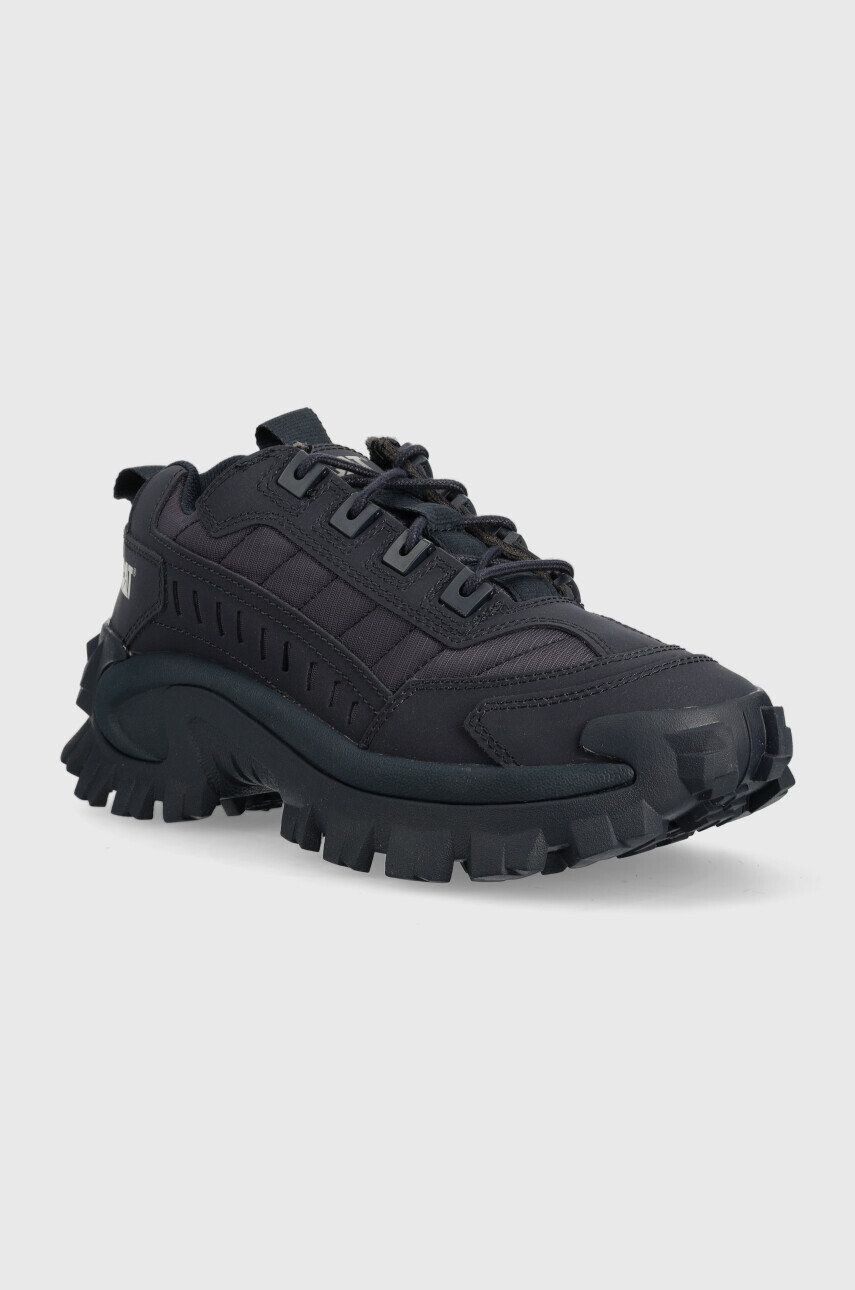 Caterpillar sneakers din piele Intruder culoarea albastru marin - Pled.ro