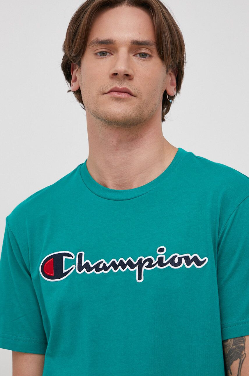 Champion tricou din bumbac cu imprimeu - Pled.ro