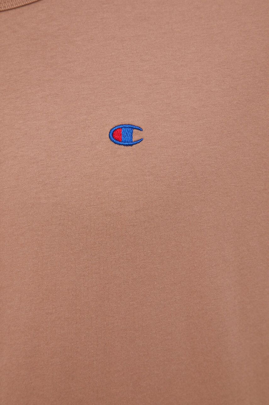 Champion tricou din bumbac culoarea albastru marin neted - Pled.ro