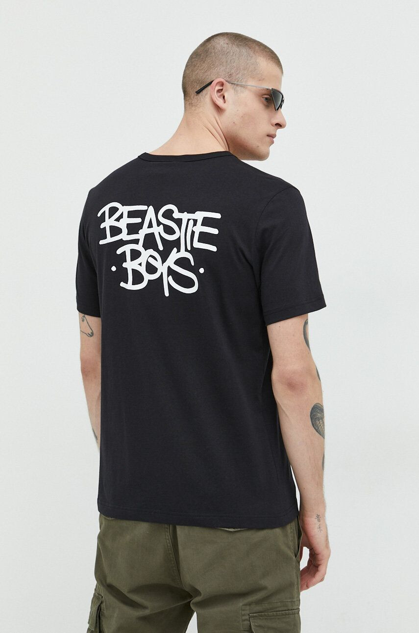 Champion tricou din bumbac x Beastie Boys culoarea negru cu imprimeu - Pled.ro