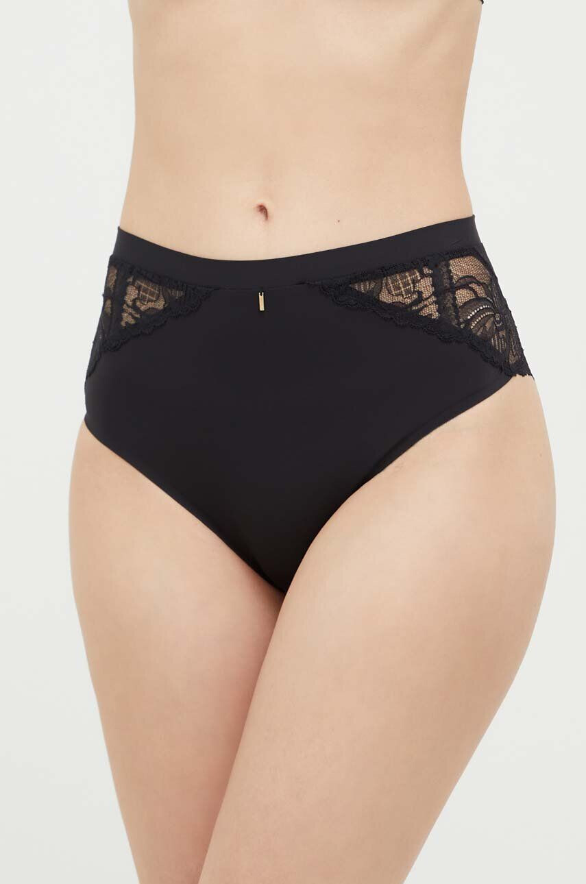 Chantelle chiloti culoarea negru - Pled.ro