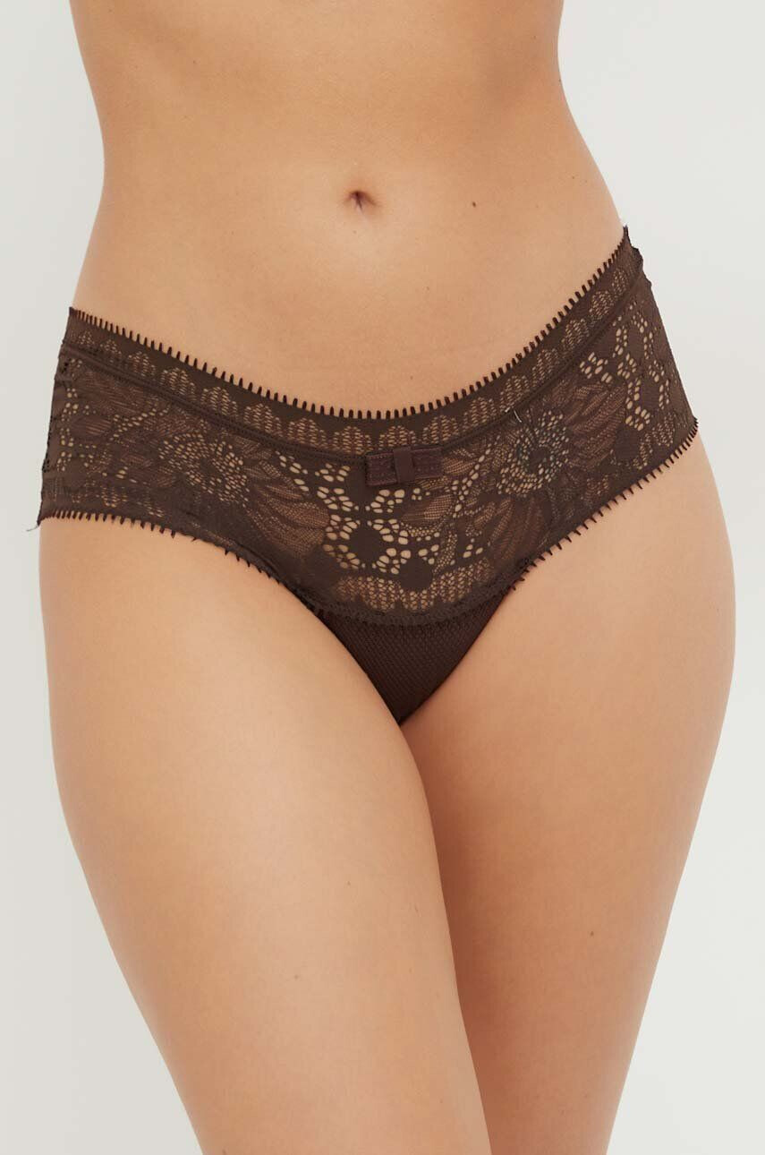 Chantelle chiloti culoarea negru - Pled.ro